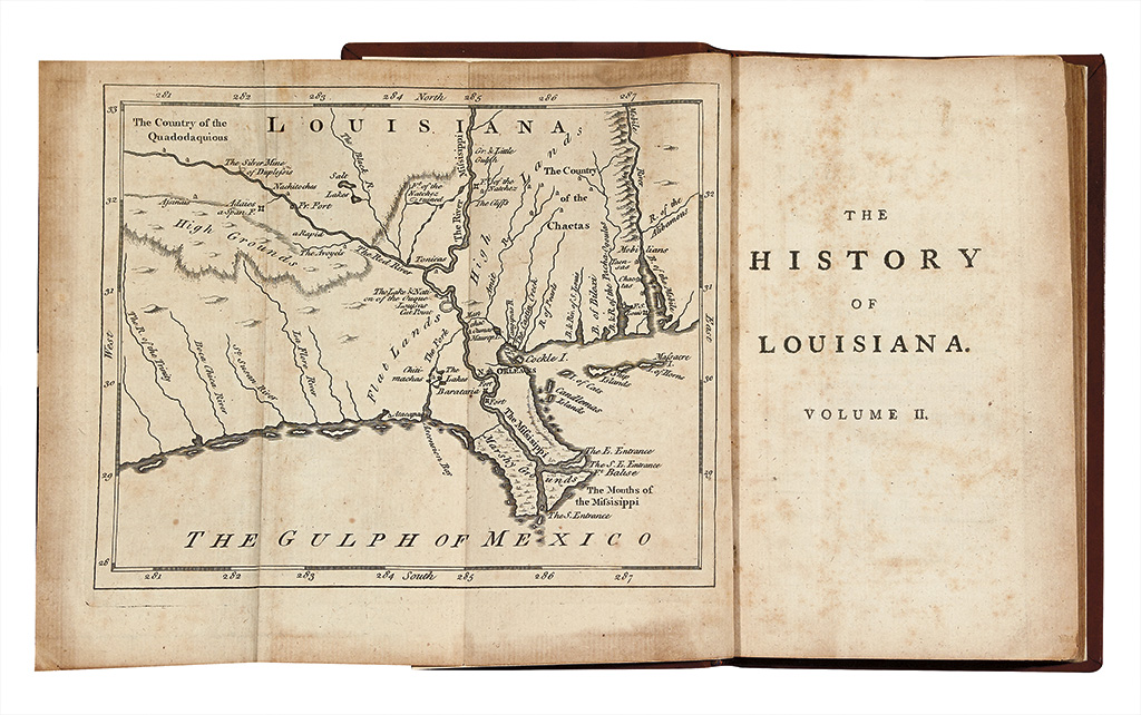 LE PAGE DU PRATZ, ANTOINE SIMON. The History of Louisiana: or of the Western Parts of Virginia and Carolina.